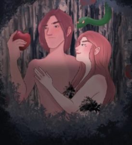 Adam and Eve Illustration